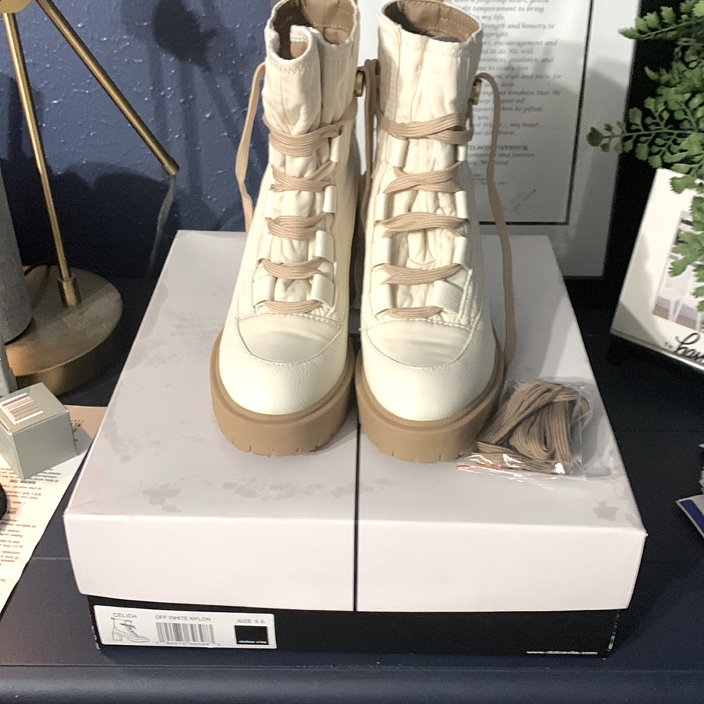 Dolce Vita Celia multi nylon boots.